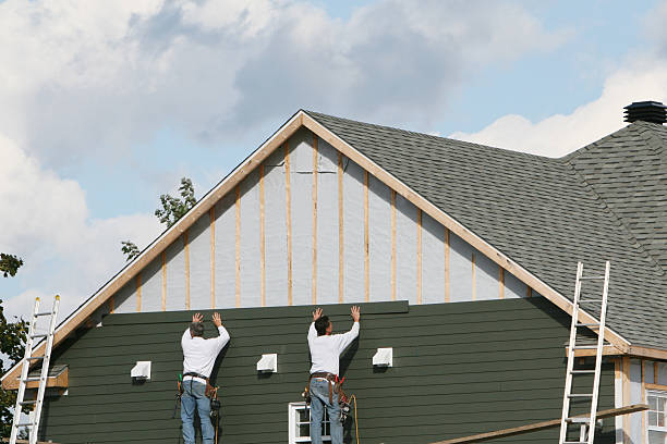 Professional Siding Contractor technician working in Karns City, PA